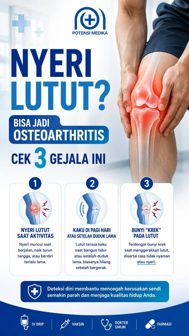 Poster edukasi nyeri lutut