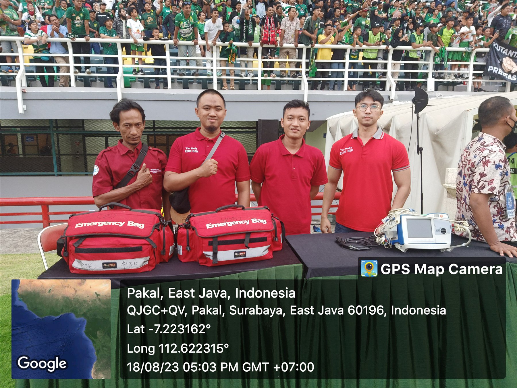 Tim medis Potensi Medika pada acara olahraga